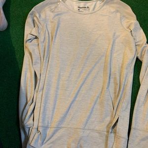 Grey Reebok long sleeve shirt